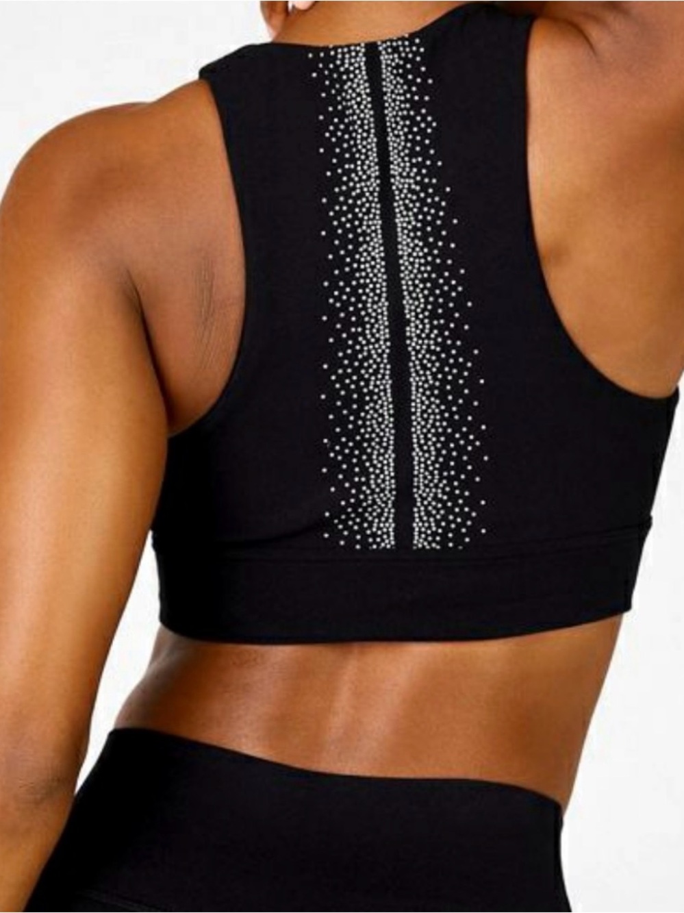 NWT Fabletics Oaklyn Sculpknit Sports Bra Large Black